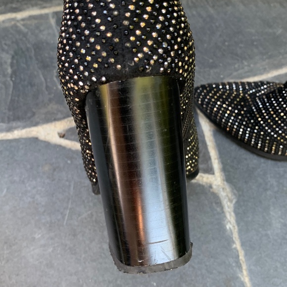 Rhinestone Studded Ankle Boots - Picture 6 of 13